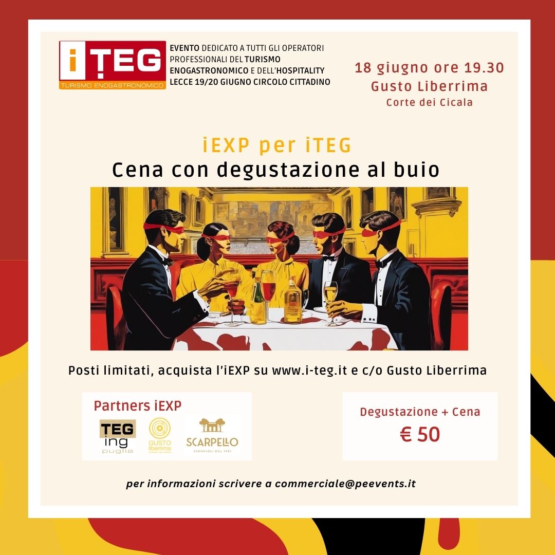 Cena con degustazione al buio