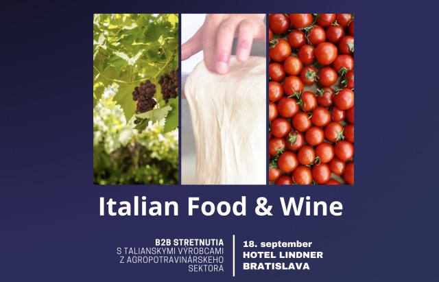 Italian Food & Wine Bratislava 18 settembre